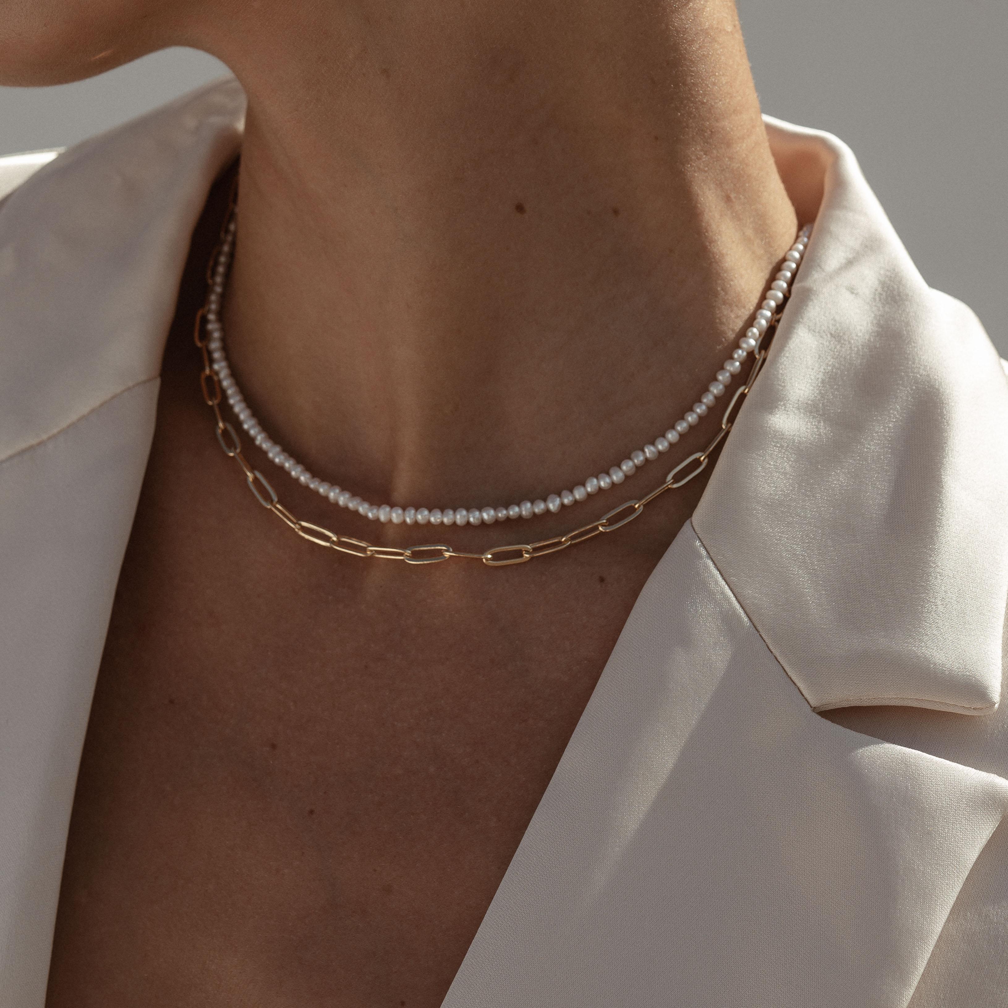 Adara Chain 14k Gold Necklace - ELLA PALM