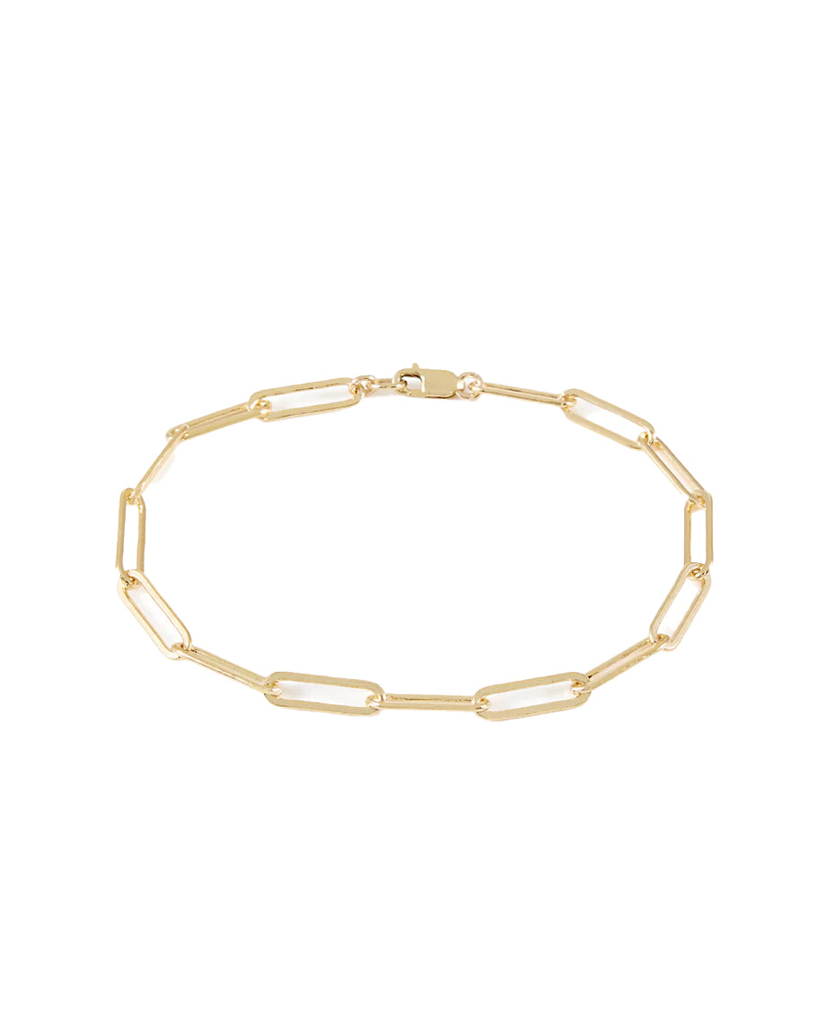 Adara Link Chain Gold Bracelet