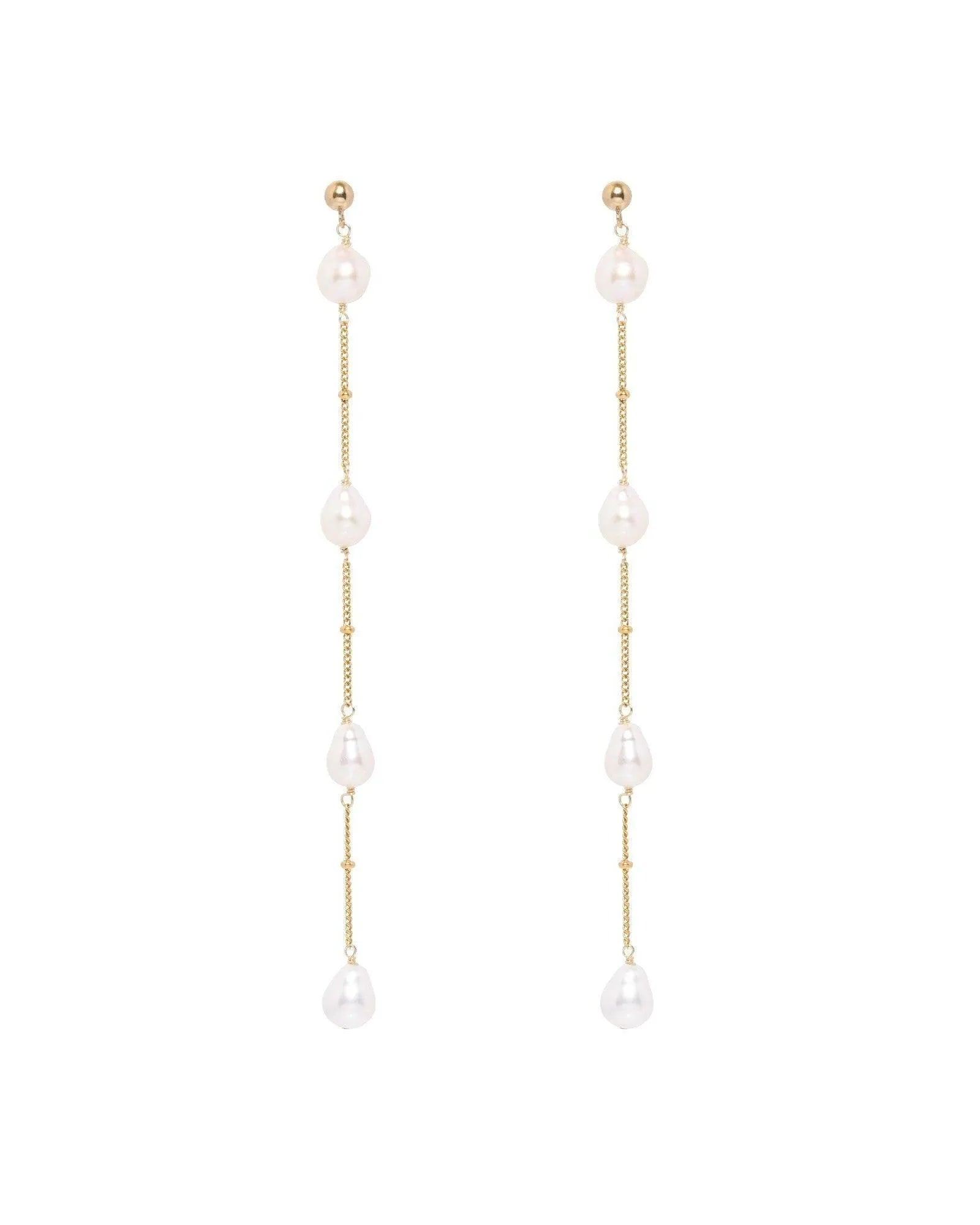 Alexandra Baroque Pearl Earrings - ELLA PALM