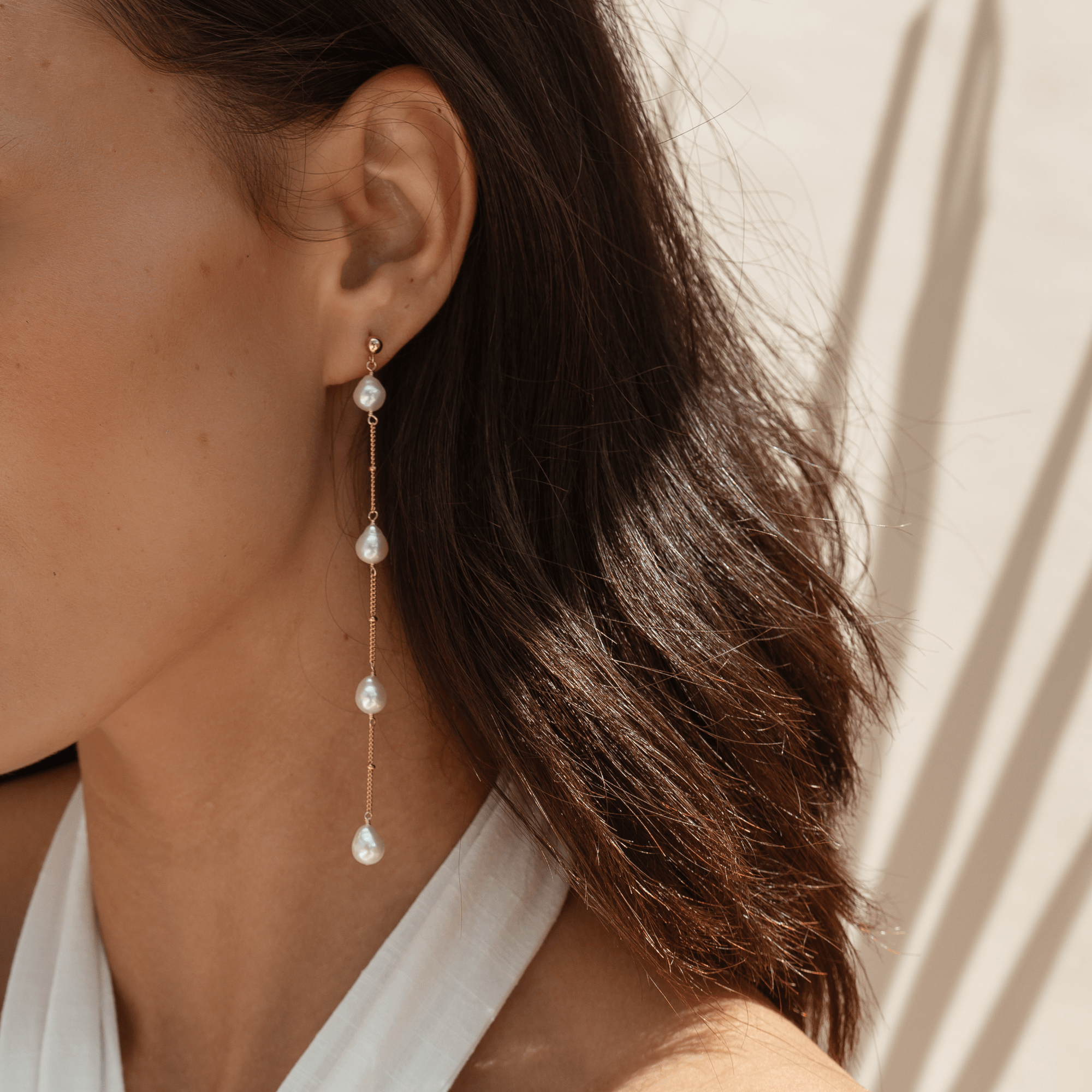 Alexandra Pearl Earrings - Luxe - ELLA PALM