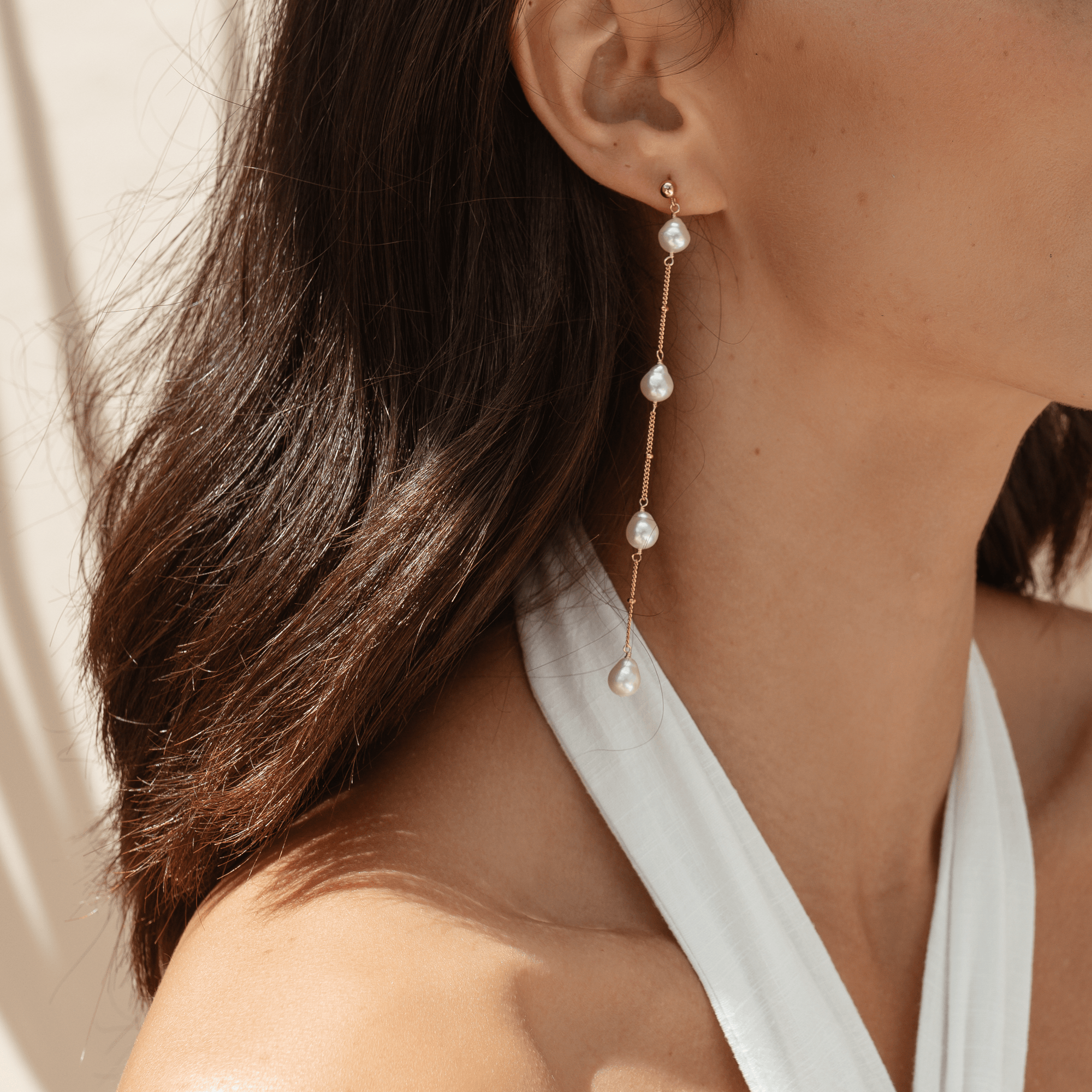 Alexandra Pearl Earrings - Luxe - ELLA PALM