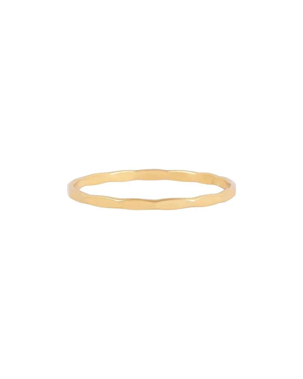 Caia Textured Gold Ring - ELLA PALM