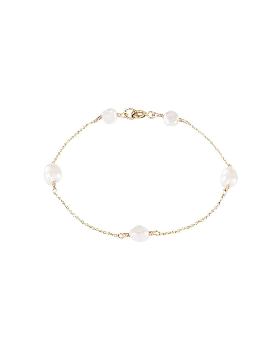 Cassis Keshi Pearl Bracelet - ELLA PALM