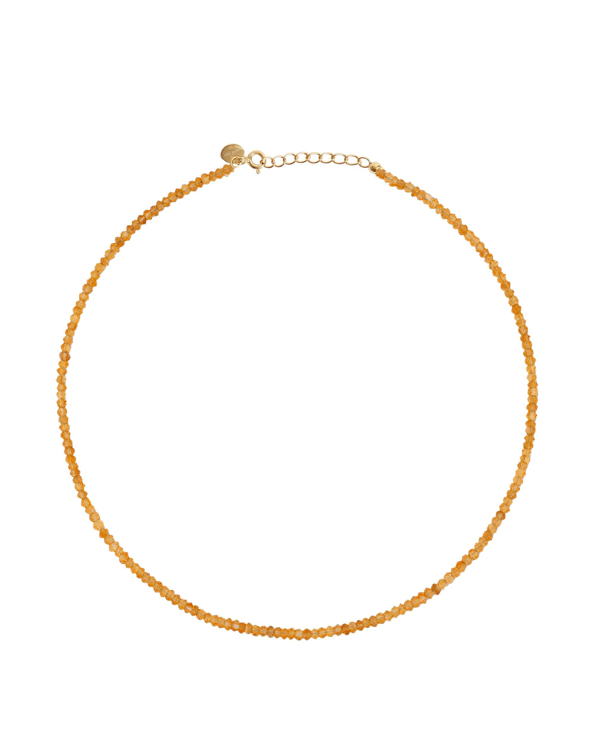 Citrine Gemstone Necklace - ELLA PALM