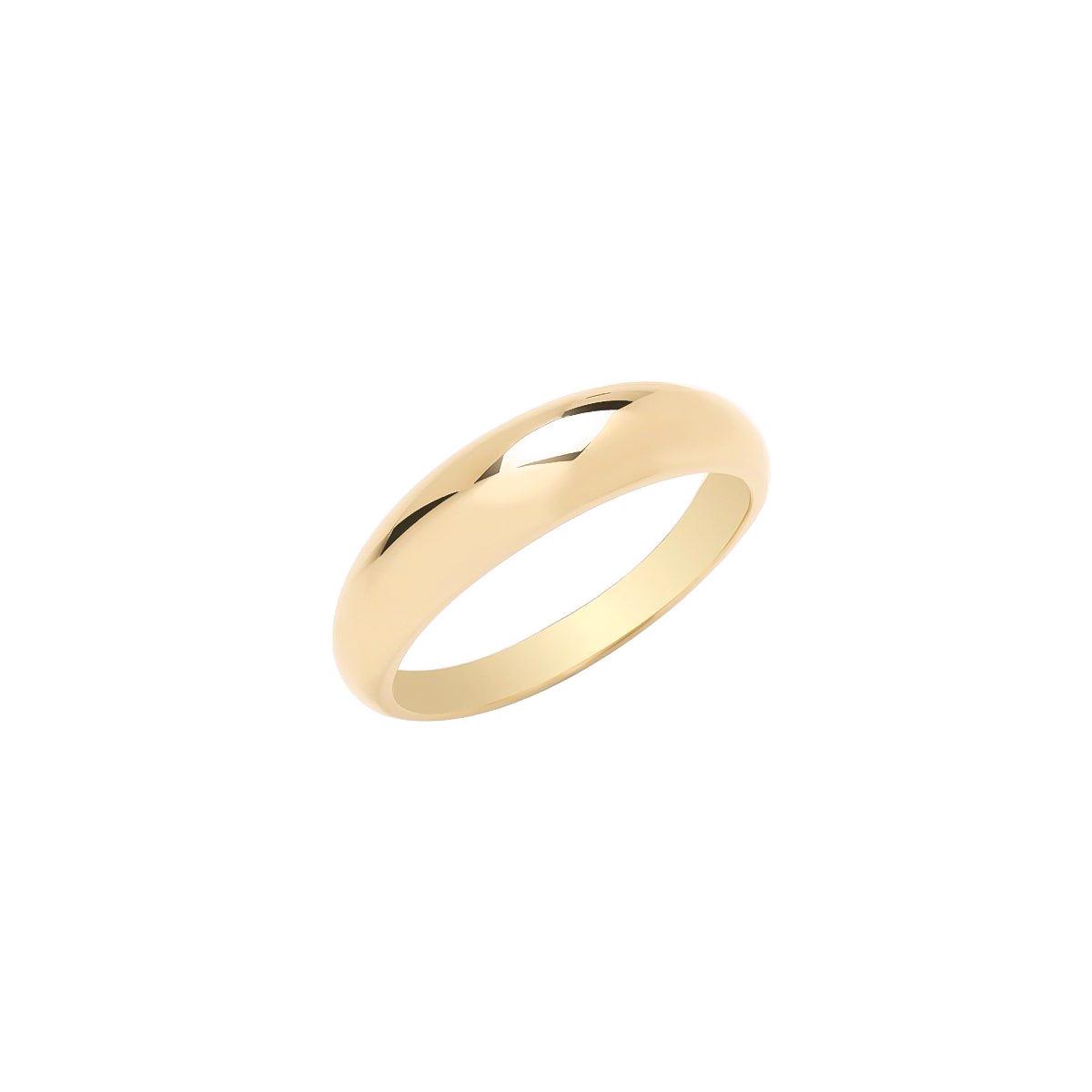 Dome Solid Gold Ring - ELLA PALM
