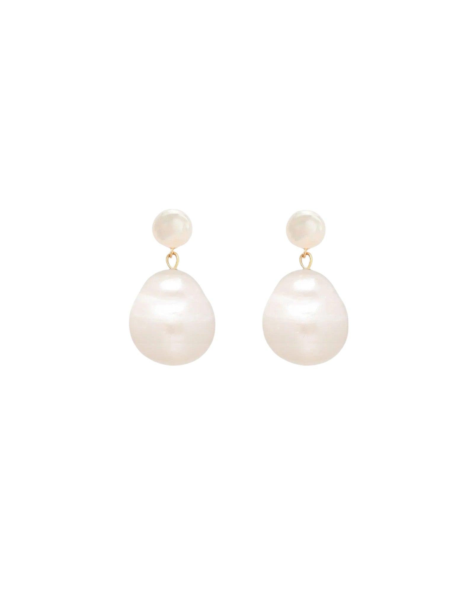 Eve Baroque Pearl Earrings - ELLA PALM