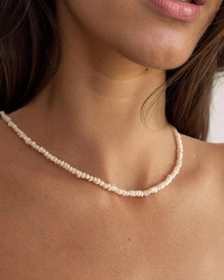 Leona Keshi Pearl Necklace - ELLA PALM