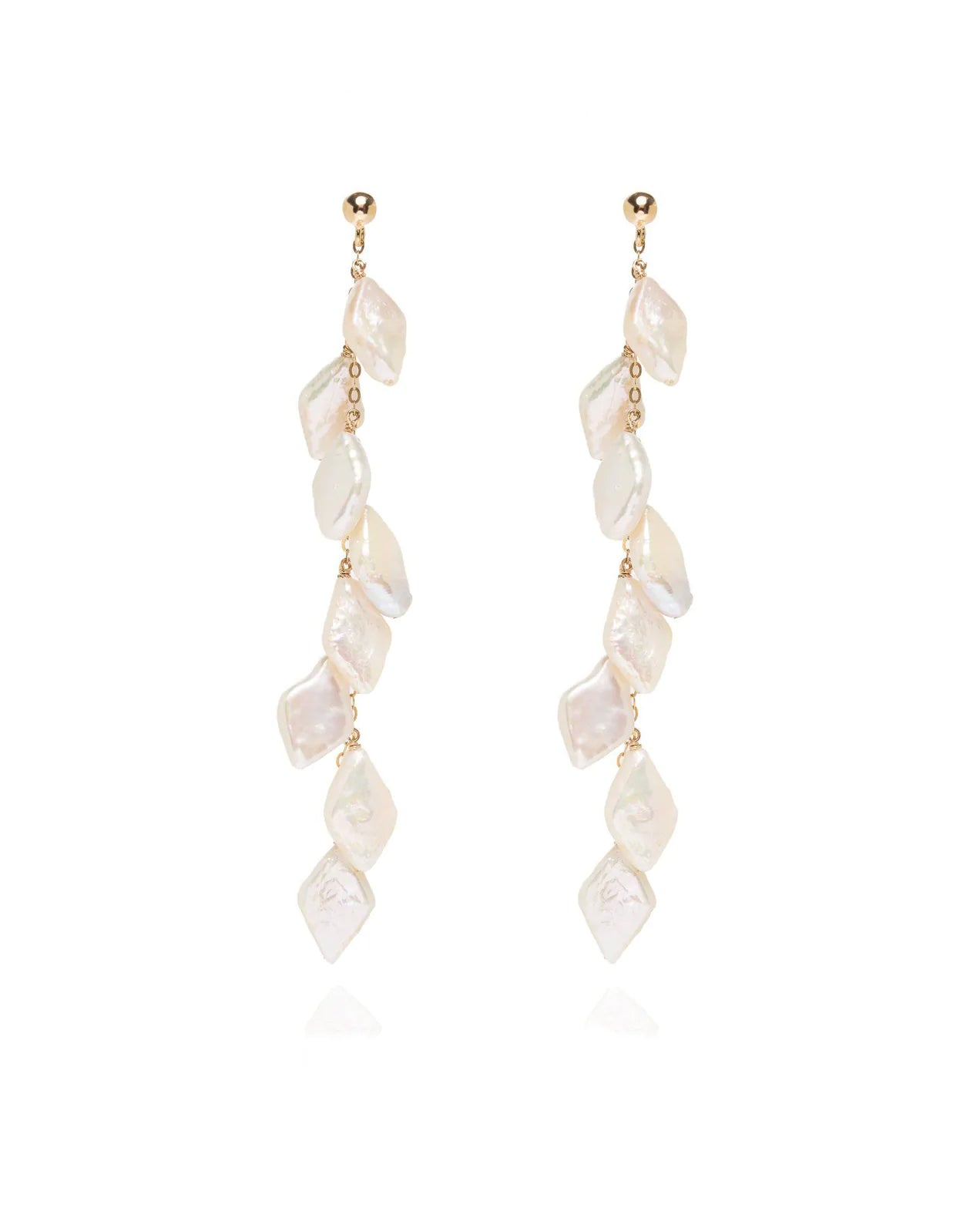 Lola Waterfall Pearl Earrings - Luxe