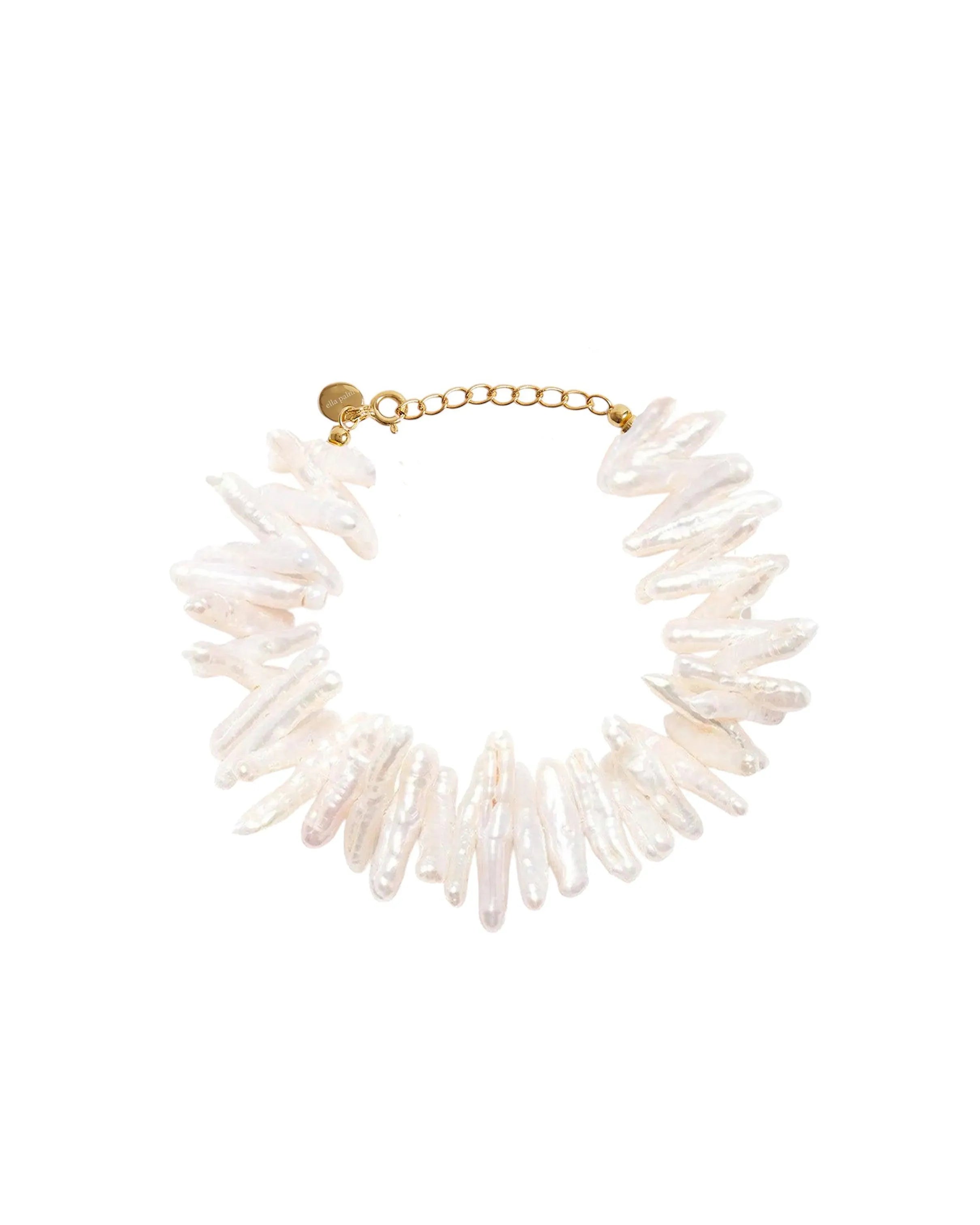 Norah Biwa Pearl Gold Bracelet - ELLA PALM