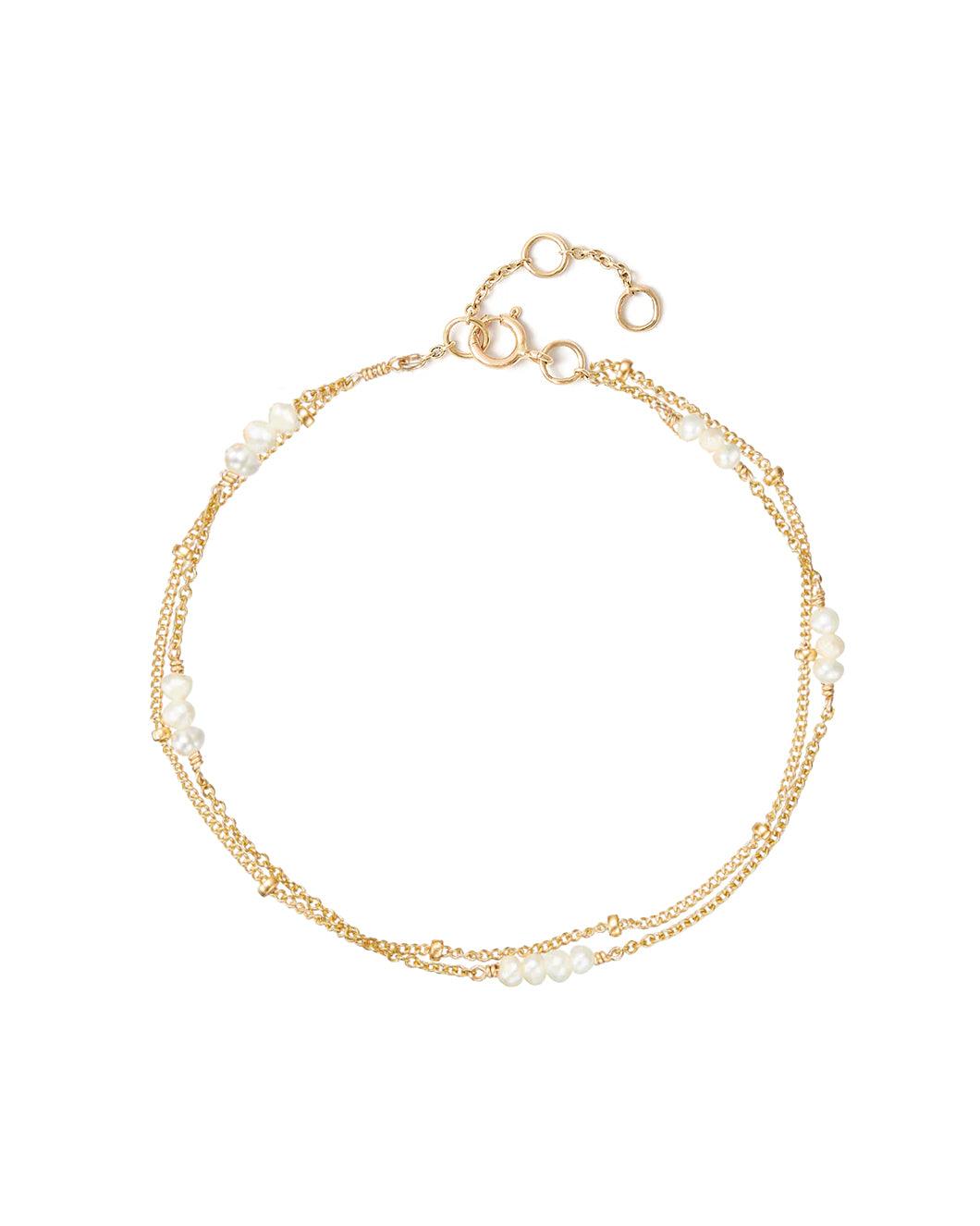 Tessa Layered Seed Pearl Bracelet - - ELLA PALM