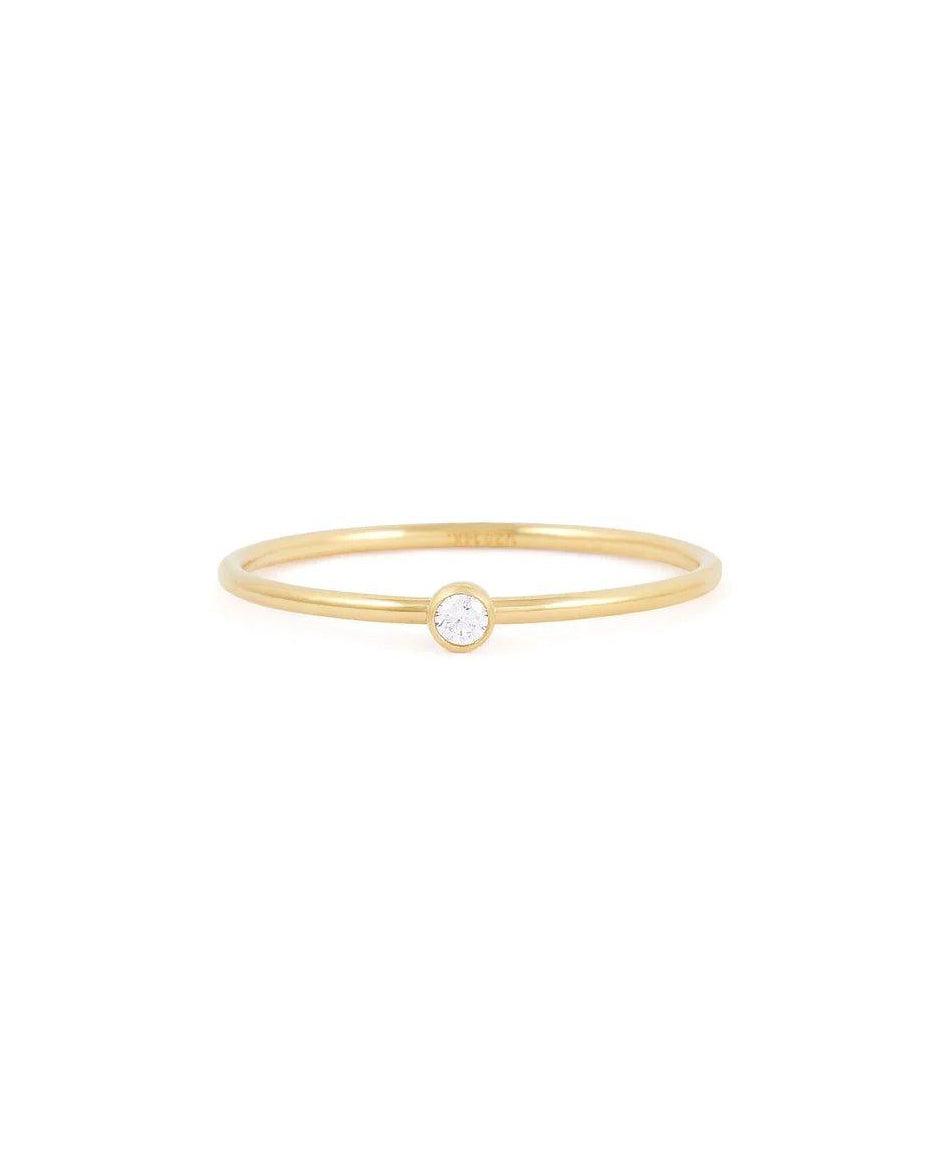 Topaz Stacking Gold Ring - ELLA PALM